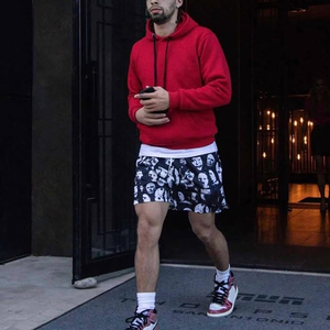 2024 nouveau Logo personnalisé hommes impression graphique Shorts Cool maille basket-ball Shorts décontracté plat avant Shorts été cordon - Product Image 2