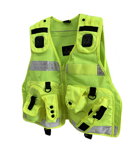 Chaqueta de seguridad de alta resistencia Hi Vis de la compañía Vietnamita Chaqueta reflectante de protección ligera hecha de poliéster - Product Image 3