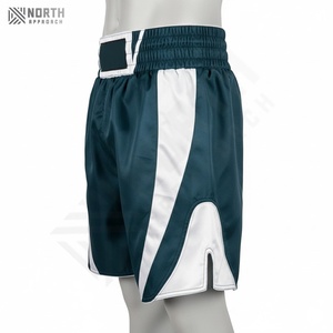 กางเกงมวยสำหรับผู้ชายกางเกงขาสั้น MMA สำหรับฝึกซ้อมและแข่งขันการพิมพ์ซับลิเมชันออกแบบได้ตามต้องการ - Product Image 1