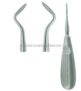 Elevadores de raíz dental izquierda y derecha instrumentos de extracción de acero inoxidable hechos en fábrica para cirugía oral CE certificado OEM - Product Image 1