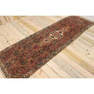 3.1x9.4 ft Rug, Vintage Turkish Rug, <b>Brown</b> <b>Wool</b> Rug - Product Image 1
