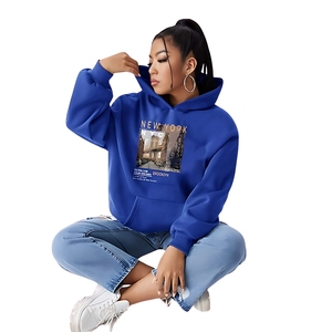 Fabricante de sudaderas con capucha de peso pesado para mujer de ropa de calle de Bangladesh que ofrece sudaderas con capucha en blanco al por mayor Sudadera con capucha de logotipo personalizado - Product Image 6