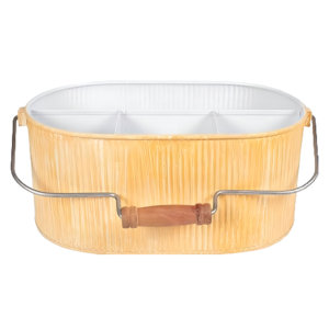 หม้อส้อมโลหะแคดดี้ 4 ช่องที่วางภาชนะสําหรับเคาน์เตอร์ครัว - Product Image 6