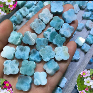 Precio a granel Larimar Natural 15mm Piedra preciosa tallada en media luna Hecho EN LA India Joyería de moda certificada IGI para regalo de Navidad - Product Image 2