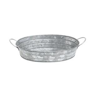 Vente chaude de plateau de nourriture en métal galvanisé avec poignées parfait pour le service de dessert et la décoration intérieure élégante. - Product Image 6