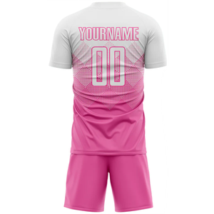 Maillot de football personnalisé avec logo, vente en gros, uniforme d'équipe imprimé par transfert thermique, manches courtes, séchage rapide, respirant, antibactérien - Product Image 6