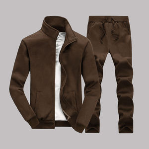 Survêtement pour hommes Impression et broderie personnalisées Logo 100% Polyester Tissu léger Ensembles d'hiver quantité minimale de commande bas - Product Image 4