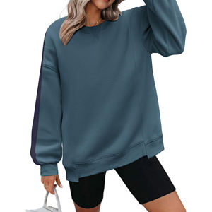 เสื้อสเวตเชิ้ตผู้หญิงแฟชั่นใหม่ ทรงโอเวอร์ไซส์ แขนยาว สไตล์ลำลอง เรียบง่าย ทันสมัย และสตรีทแวร์ เสื้อฮู้ดผู้หญิงแบบสวม - Product Image 2