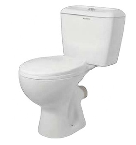 ชุดสุขภัณฑ์เซรามิกสำหรับห้องน้ำชุดสุขภัณฑ์สำหรับห้องน้ำสองชิ้นแบบปิดคู่ราคาไม่แพง - Product Image 1