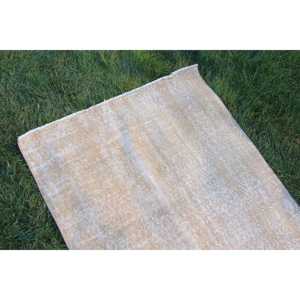 Rug, 3.3x4.3 ft Turkish Rug, <b>Brown</b> Camouflage Rug <b>Wool</b> - Product Image 5