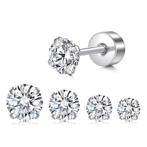 Boucles d'oreilles en titane F136 plaquées or, Daith Helix Conch, empilables, pour piercing de lobe, bijoux pour oreilles percées - Product Image 1