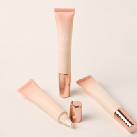 Tube de gloss à lèvres vide à marque privée 15 ml, contenant long à presser pour gloss, tube cosmétique, vente en gros, faible MOQ, échantillon gratuit
