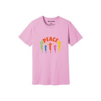 T-shirt décontracté 100% coton avec impression de thèmes de gentillesse 3D 12 options de couleur 160-180 Placement de conception personnalisable GSM lourd