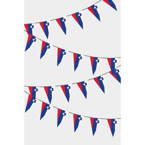 Slovenia Triangular Flag Bunting Durable Burlap for Father's Day Back School Graduation Christmas Halloween New Year <b>Easter</b> - Product Image 1