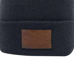 Chapeau en tricot d'hiver unisexe réglable en coton acrylique personnalisé avec impression numérique, logo personnalisé, fabrication OEM ODM - Product Image 5