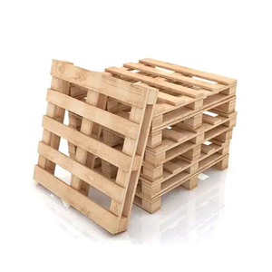 Euro EPAL Wood Pallet 40x48 Inches 4-Way Entry Standard Industrial Shipping <b>Crate</b> with Slip Sheet for Logistics - Product Image 5