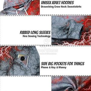 Sweat-shirts respirants pour l'entraînement, vente chaude, basiques, impression 3D, service OEM, design, sweat-shirts pour hommes, impression 3D - Product Image 5