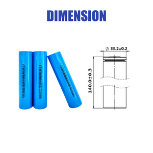 Tùy chỉnh một lớp chất lượng ssge lmfp32140 3.7V 12000mAh 44.4wh LiFePO4 hình trụ Di động 1000 Chu kỳ hoạt động Temp 0 ~ 45 - Product Image 4