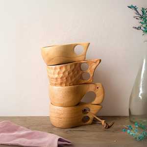Taza Kuksa de madera hecha a mano personalizada para regalos personales y uso al aire libre - Product Image 5