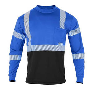 Camisetas de Alta Visibilidad para Hombre y Mujer, Clase 3, Manga Larga, Reflectantes, de Seguridad para Construcción, Duraderas, Cumplen con ANSI - Product Image 6