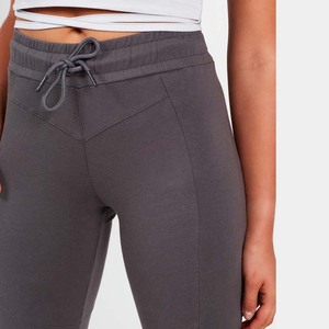 Pantalones Casuales de Invierno de Cintura Alta, 100% Algodón, Transpirables, Ecológicos, de Secado Rápido, con Frente Plano y Diseño Sólido - Product Image 5