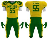 Uniformes de football américain pour hommes de qualité supérieure Conceptions personnalisées Impression Sublimée Séchage rapide Respirant Vêtements de football américain