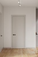 Portes battantes modernes en MDF, étanches, vente en gros usine, couleur personnalisable prête à la peinture RAL, pour supermarchés, appartements, hôtels, hôpitaux
