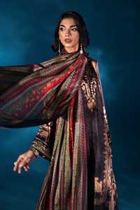 Lehenga Choli Anarkali de luxe, tenue de soirée en mousseline de soie brodée, robe ethnique indienne élégante, embellissement élégant, sans plis pour femmes - Product Image 6