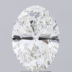 IGI certifié 4 ct taille ovale laboratoire cultivé VS1 clarté F couleur diamant écologique diamant en vrac pour elle pour bijoux bagues - Product Image 1