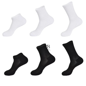 Men's High Quality Cotton Dress <b>Socks</b> Daily Tops Sale Crew White <b>Black</b> Casual Knit <b>Socks</b> with Logo Body Bottom Spring - Product Image 5