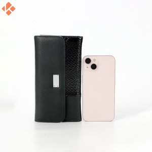 Cartera de cuero de alta calidad para mujer, funda de teléfono de gran capacidad con cierre de cremallera, cartera larga personalizable para mujer - Product Image 4