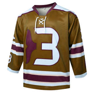 High Quality Custom Reversible Quick-Dry Ice Hockey Jersey Wholesale Sublimated Hockey Wear Custom <b>Christmas</b> Hockey Jersey - Product Image 5