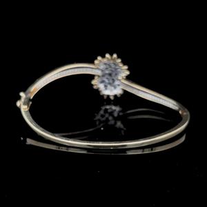 Pulsera de diamantes marquesa con baño de oro macizo de 14k personalizada para joyería unisex, moissanita totalmente engastada - Product Image 3