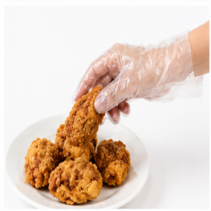 kangle Disposable PVC Food Handling <b>Gloves</b> Ultra <b>Thin</b> Waterproof Smooth Texture for Kitchen Use - Product Image 1