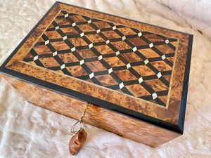 Ramdaan Mubarak กล่องเก็บของของตกแต่งบ้านเป็นของขวัญแบบอิสลามสำหรับตกแต่งอีดเซ็น Eid กล่องของขวัญทำจากไม้ - Product Image 2