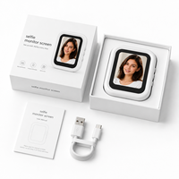 Écran de Moniteur Vlog pour Smartphone avec Transmission Vidéo Sans Fil, Affichage Portable de 2,4 pouces TFT pour Caméra Arrière de Téléphone avec Diffusion en Direct