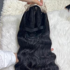 Extensiones de cabello humano con ondas naturales de cabello virgen más vendidas para mujeres negras de procesamiento químico de cabello vietnamita ninguno - Product Image 3