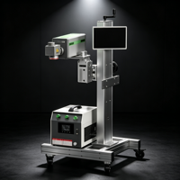 Máquina de Marcado Láser UV de 5W, 355nm, de Precisión, para Plástico, Vidrio, Electrónica, Embalaje, Marcado Industrial en Línea