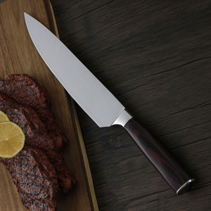 Venta al por mayor personalizado de alta calidad OEM ODM servicio Damasco alto carbono Chef cuchillo profesional cuchillos de cocina para Chef de corte - Product Image 5