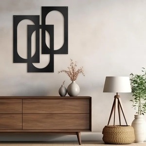 Art mural élégant fait à la main en métal de haute qualité design abstrait moderne de vente chaude pour la décoration de salon élégante - Product Image 1