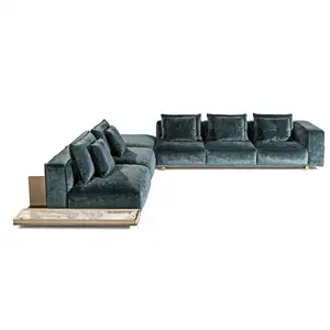 Thêm sâu rộng giường sofa Modular góc sofa vải bọc sofa cắt