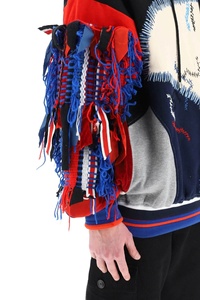 Sudadera con Capucha Unisex de Punto Grueso 100% Algodón, con Cierre, Estilo Hip Hop, Personalizada con Logotipo, Diseño de Telaraña con Impresión 3D - Product Image 5