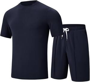 Conjuntos de verano de fabricante pakistaní para hombre, conjuntos de pantalones cortos personalizados a precio razonable, servicio OEM, conjuntos de ropa de verano para hombre - Product Image 1