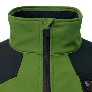 Chaqueta de lana polar ligera negra al por mayor de fabricante personalizada para hombre - Product Image 4