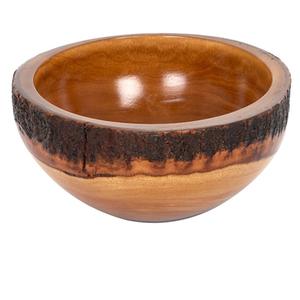 Bol de présentation pour mariage, bol de service en bois rond, forme personnalisée, bol en bois pour la cuisine, adapté aux hôtels et restaurants - Product Image 6