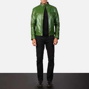 เสื้อแจ็กเก็ตหนังสำหรับผู้ชายเสื้อแข่งรถแฟชั่นแนวสตรีทสำหรับผู้ชายใส่สบายระดับพรีเมียมสำหรับ2025 - Product Image 6