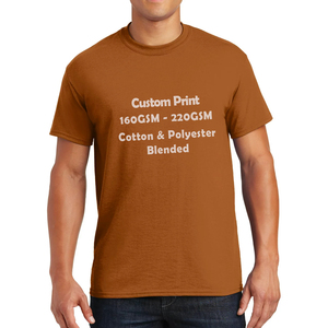 T-shirt Homme Grande Taille en Coton Lourd Tricoté Respirant Anti-boulochage Séchage Rapide Écologique Qualité Supérieure OEM - Product Image 1