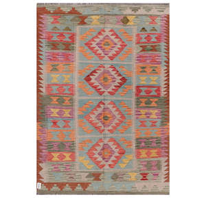 Maimana Afghanistan Kilim <b>Rug</b> 206 X 147 cm Traditional Afghan <b>Area</b> <b>Rugs</b> & <b>Sets</b> - Product Image 1