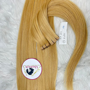 Materias primas Normal cinta en la extensión del pelo con 100% cutícula alineada humano de Vietnam precio al por mayor del pelo - Product Image 3