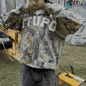 ชุดพรางตัวขนาดใหญ่พิเศษสำหรับผู้ชายวินเทจสำหรับฤดูใบไม้ร่วง2025ชุดลายพรางขนาดใหญ่ลายพรางสำหรับล่าสัตว์ป่าป่า - Product Image 5